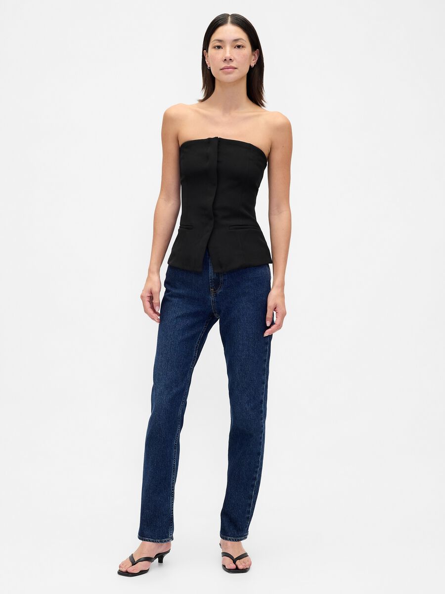 Black Stretch Waistcoat_3