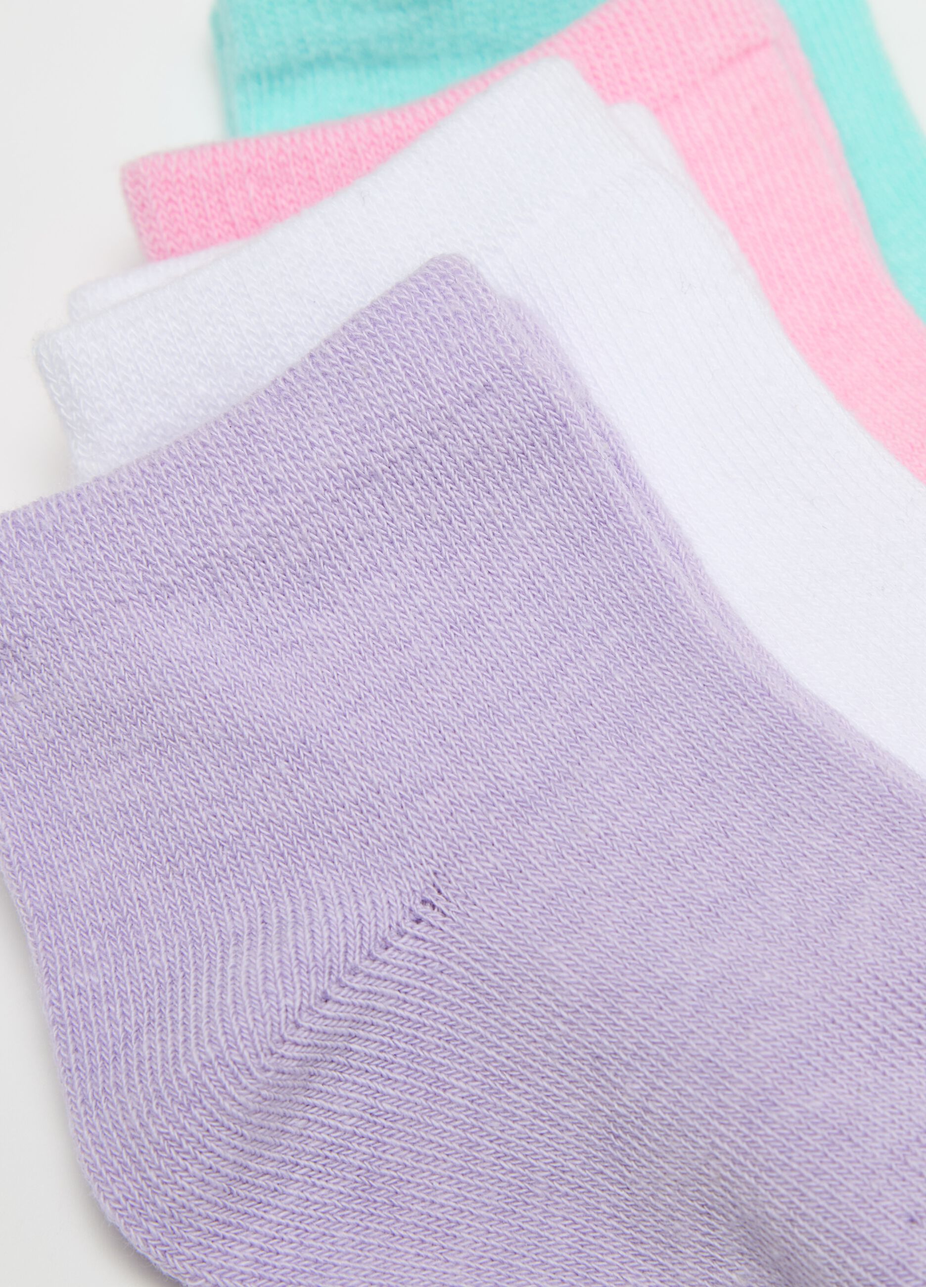Five-pair pack short stretch socks