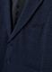 Indigo blue lined stretch-fabric blazer, regular fit_1