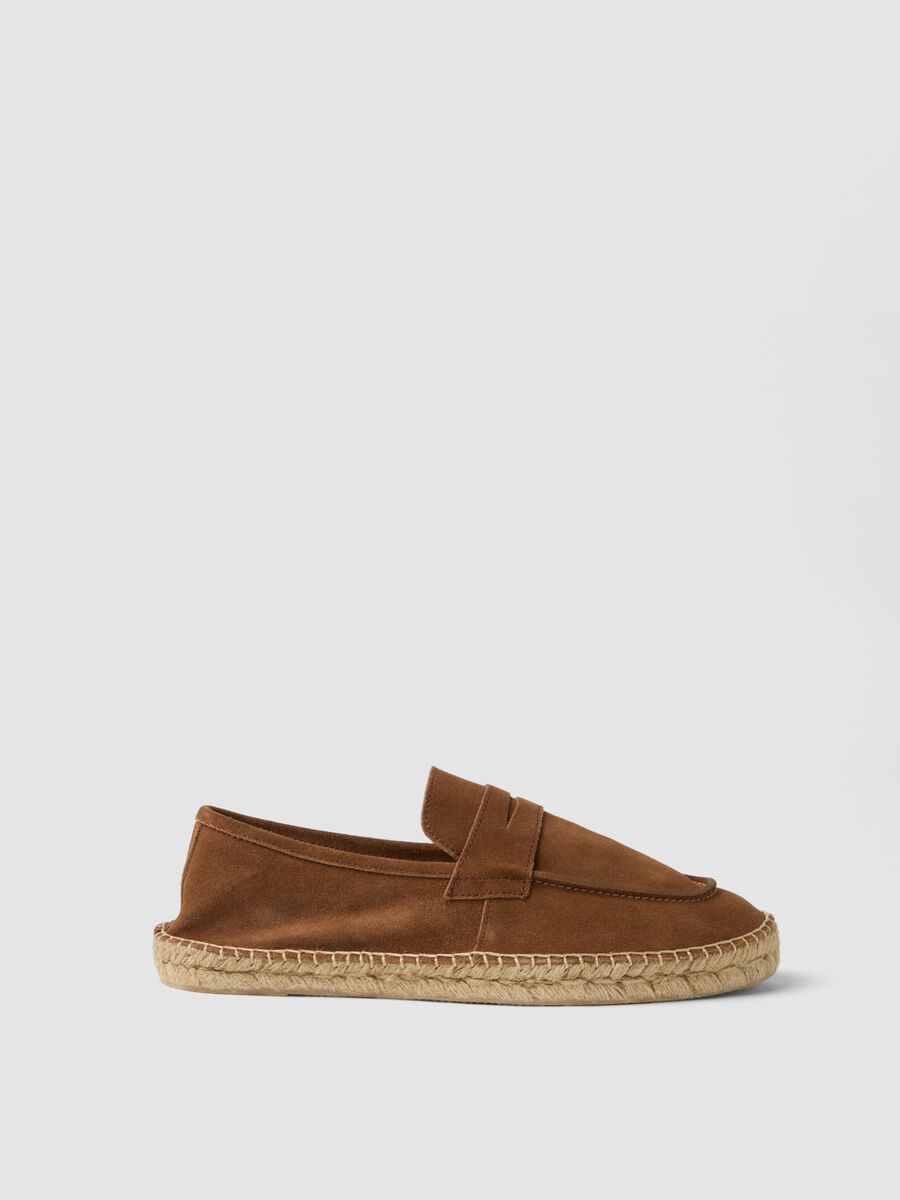 Mocassini marroni in vera pelle_0