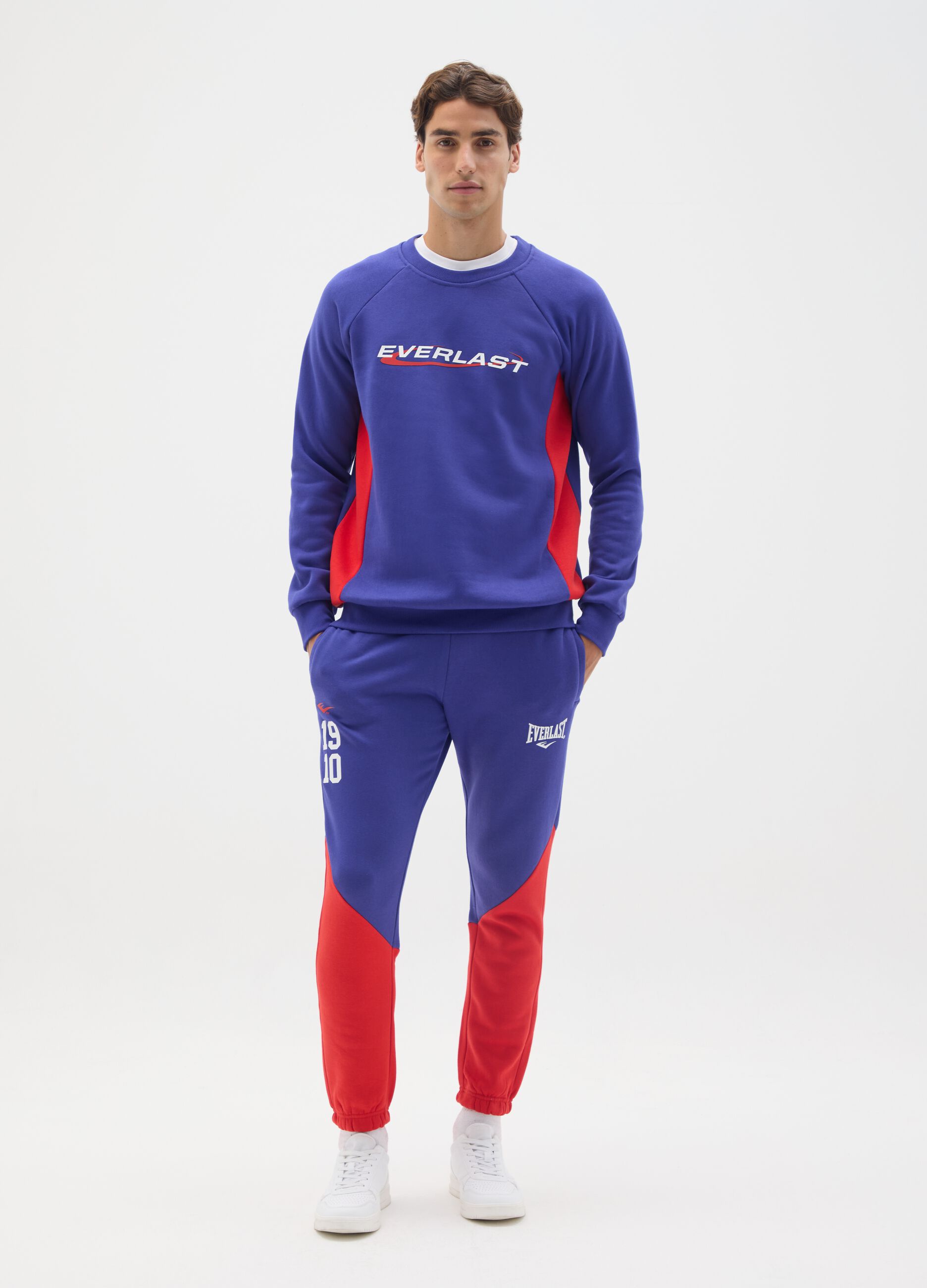 Pantaloni in misto cotone multicolor regular fit Everlast