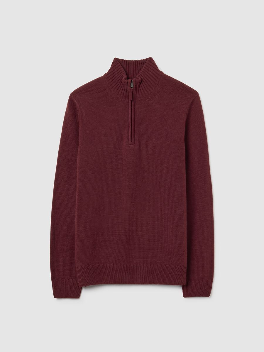 Red Sweater Regular Fit_4