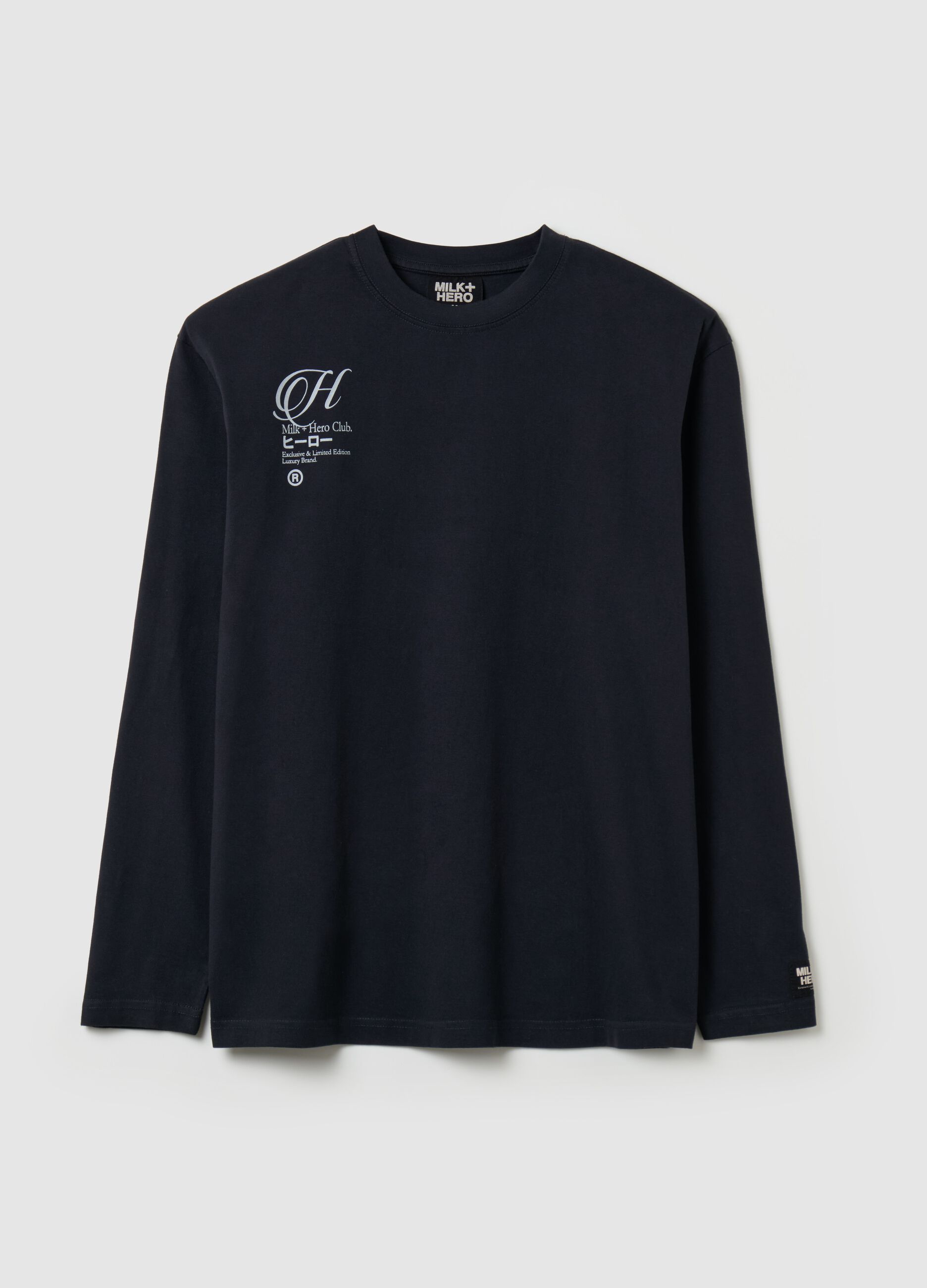 Long-sleeved T-shirt with print