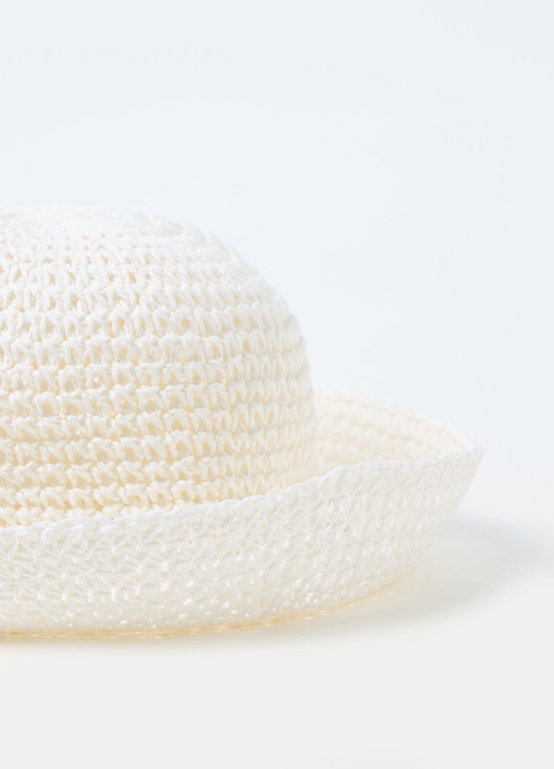 Straw bucket hat