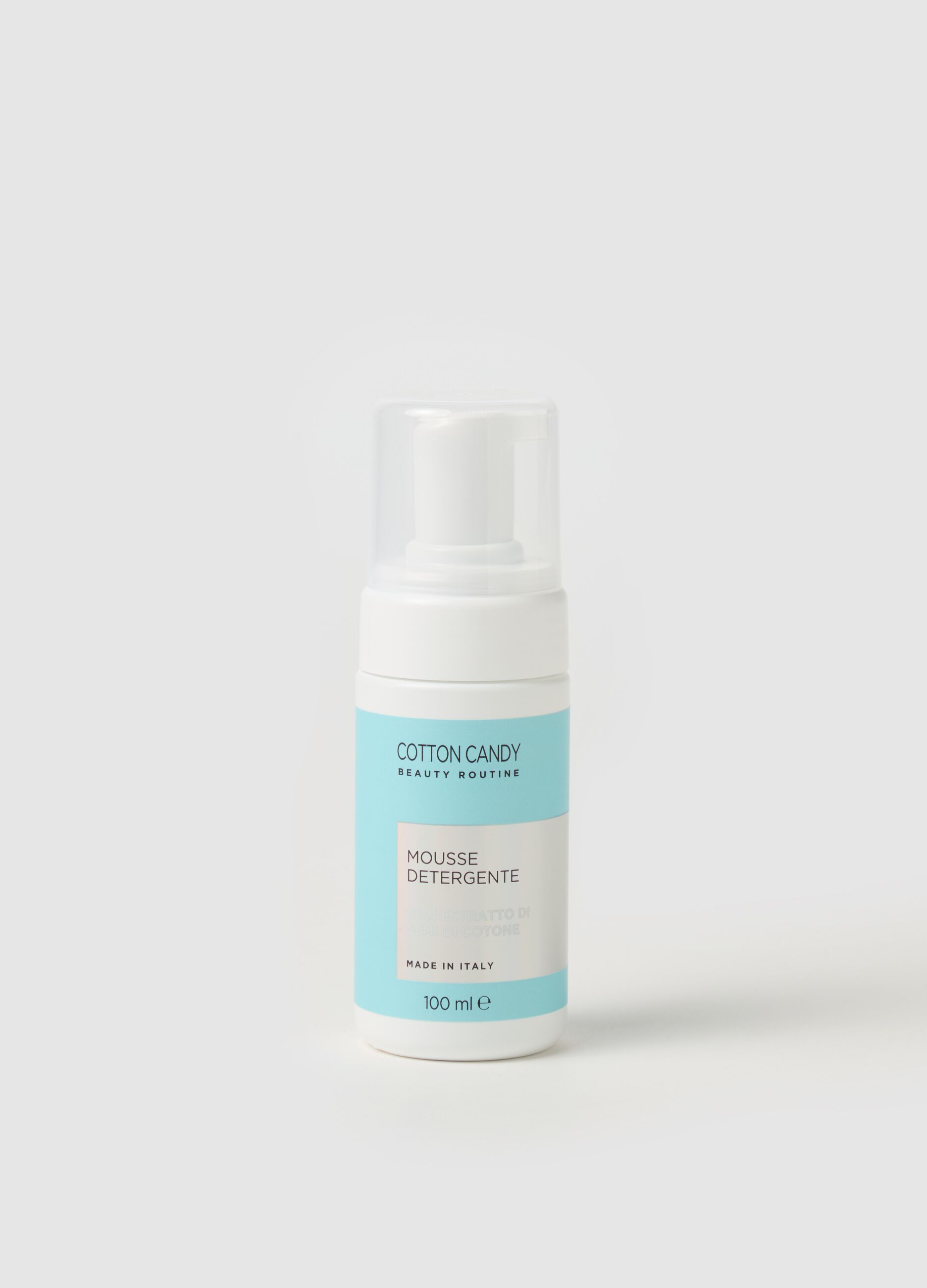 Cotton candy cleansing mousse