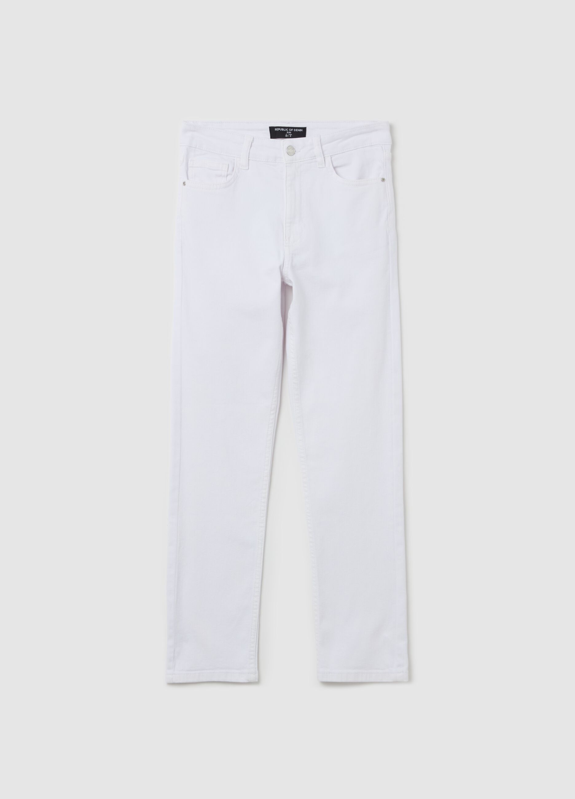 Slim-fit cropped jeans