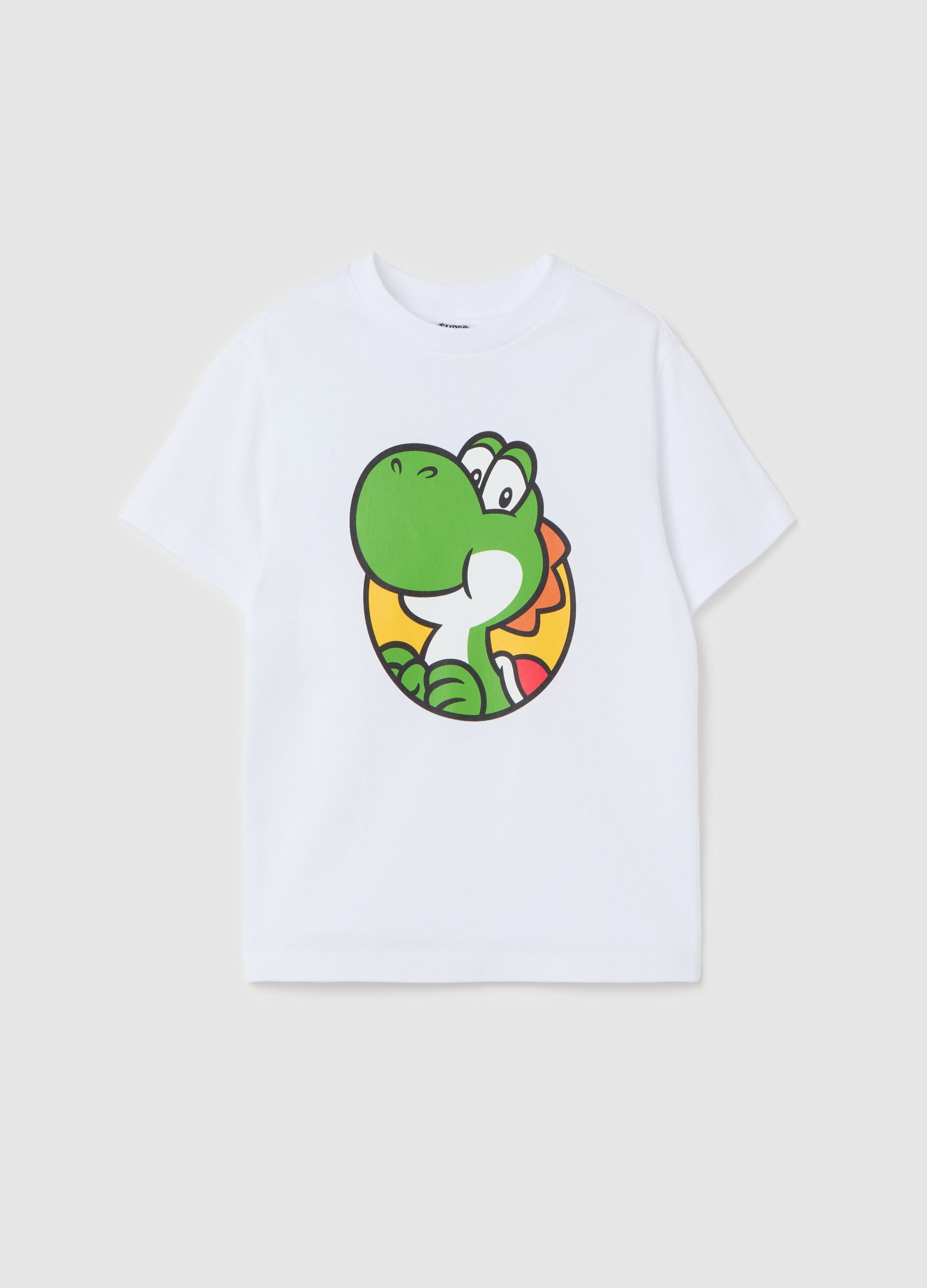 T-shirt in cotton with Super Mario™ Yoshi print