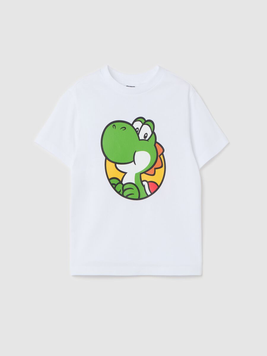 T-shirt in cotton with Super Mario™ Yoshi print_0