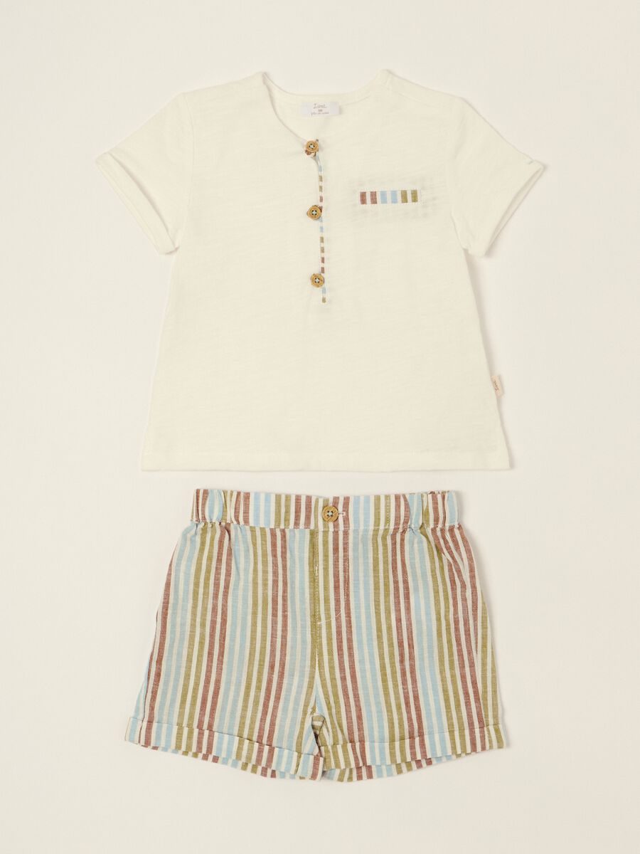Multicolour pure cotton baby set_0