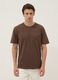 Brown pure cotton T-shirt_2