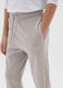 Boys' grey jogger trousers in pure cotton with regular fit_2