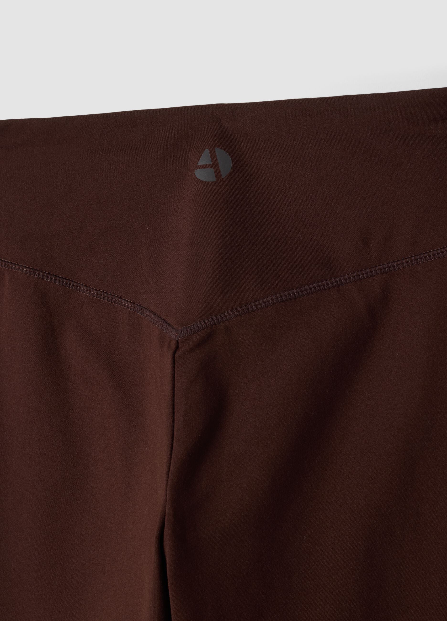 Leggings marroni flare in tessuto elasticizzato traspirante ALTAVIA STUDIO