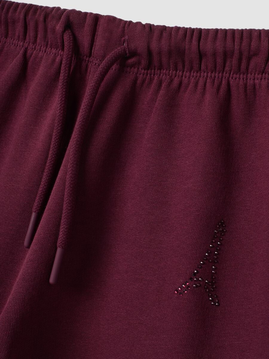 Purple pure cotton wide-leg trousers_1