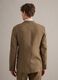 Regular Fit Brown Pure Linen Blazer_4