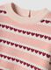 Pink viscose-blend crew-neck jumper, regular fit, with hearts_3