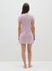 Short dress in pure pink viscose_3