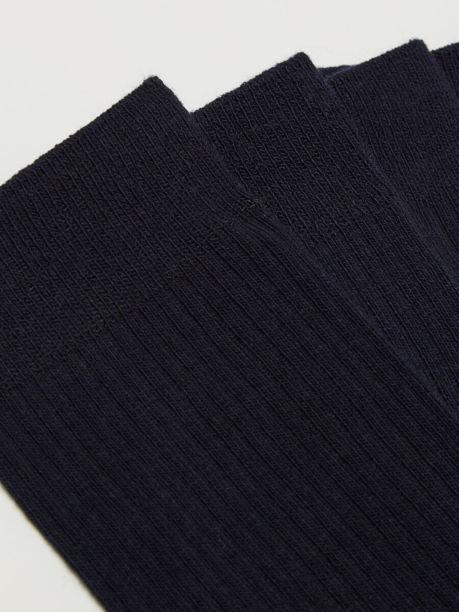 Three-pair pack ribbed midi socks_1