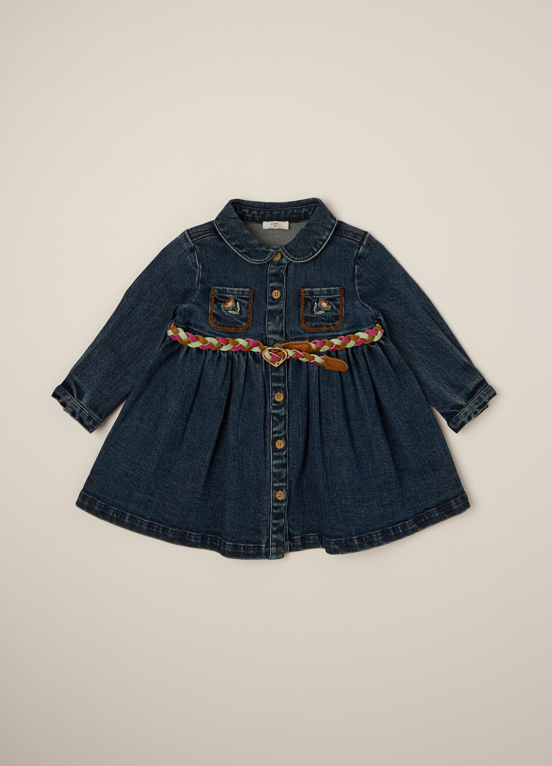 Stretch Denim Dress for Girls