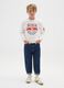 Boys' Blue Baggy Pure Cotton Jeans_0