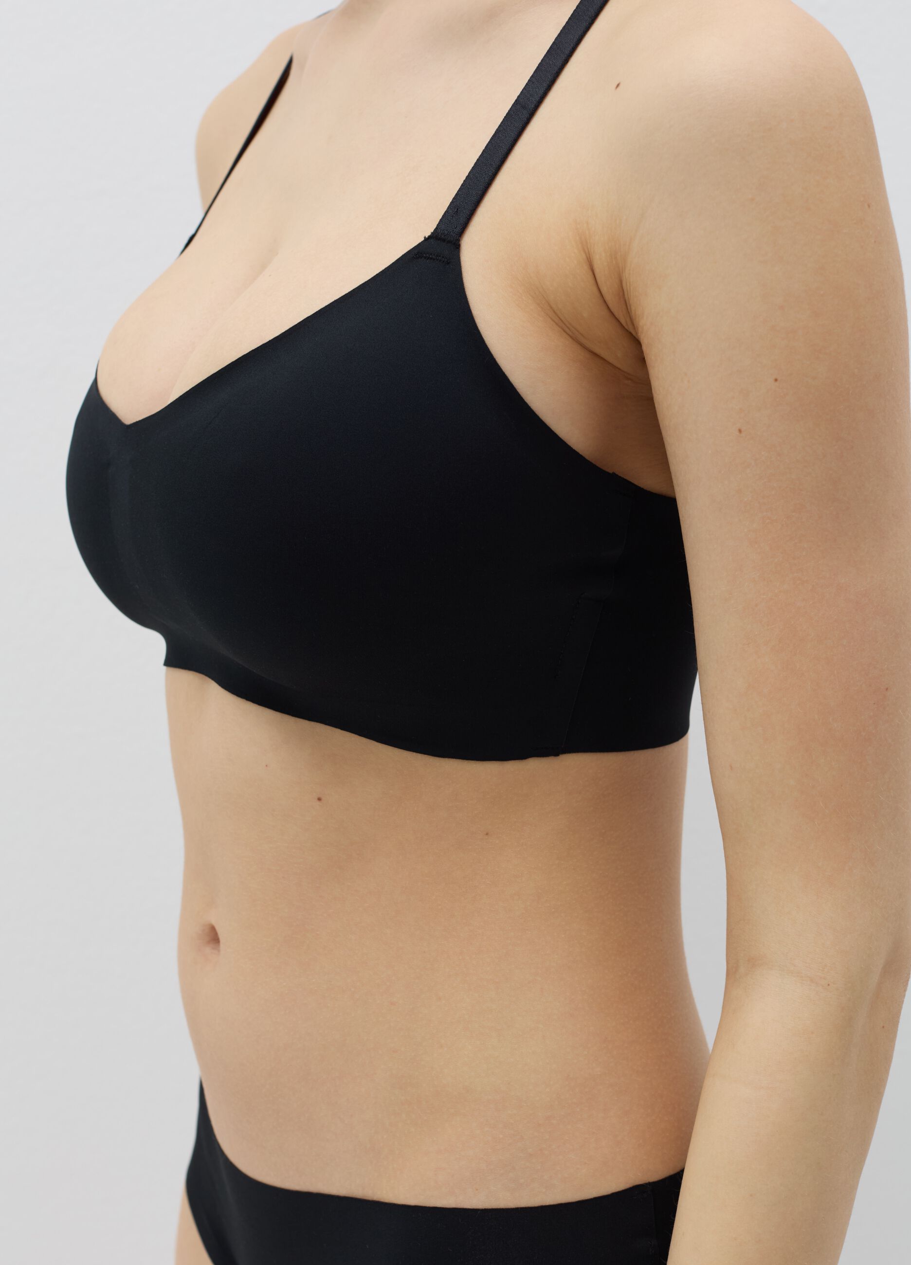 Reggiseno Bralette in microfibra stretch