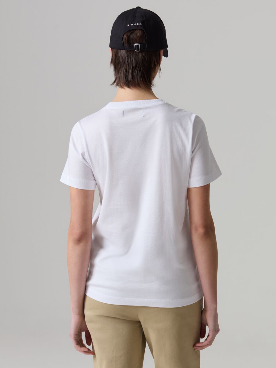 Supima cotton T-shirt with round neck_2