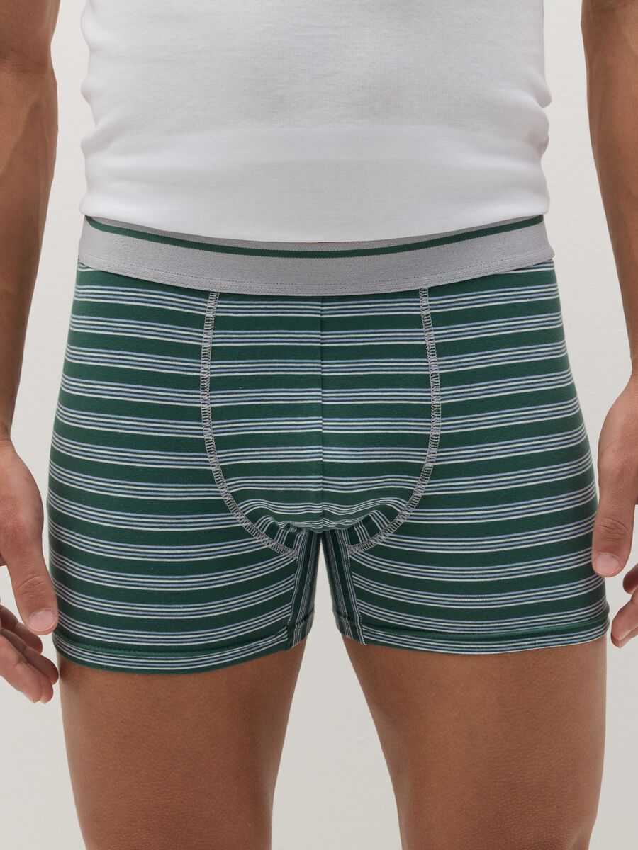 Three-pack midi boxer shorts with striped trim_1