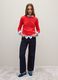 Red pure wool jumper regular fit_1