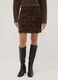 Short light-brown sequin skirt_1