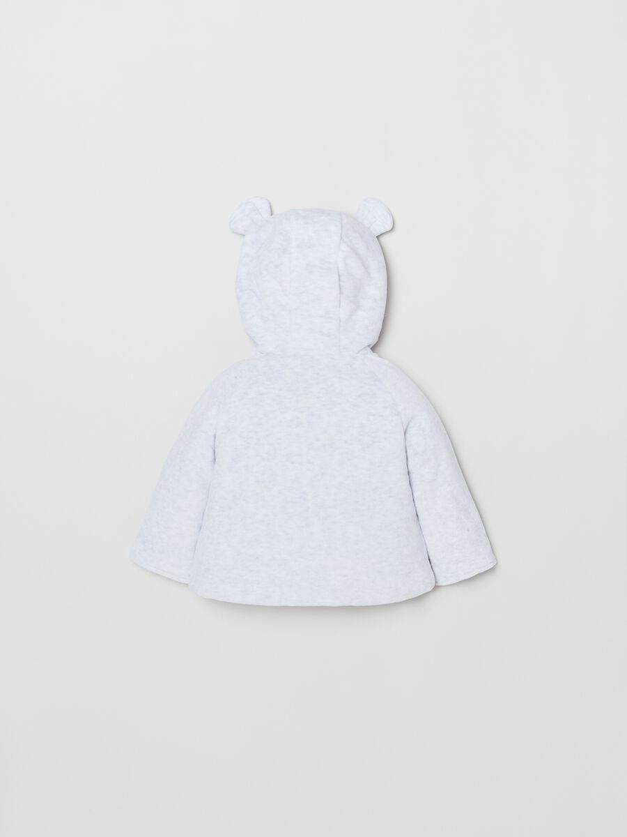 Giacca in velour con ricamo Topolino_1