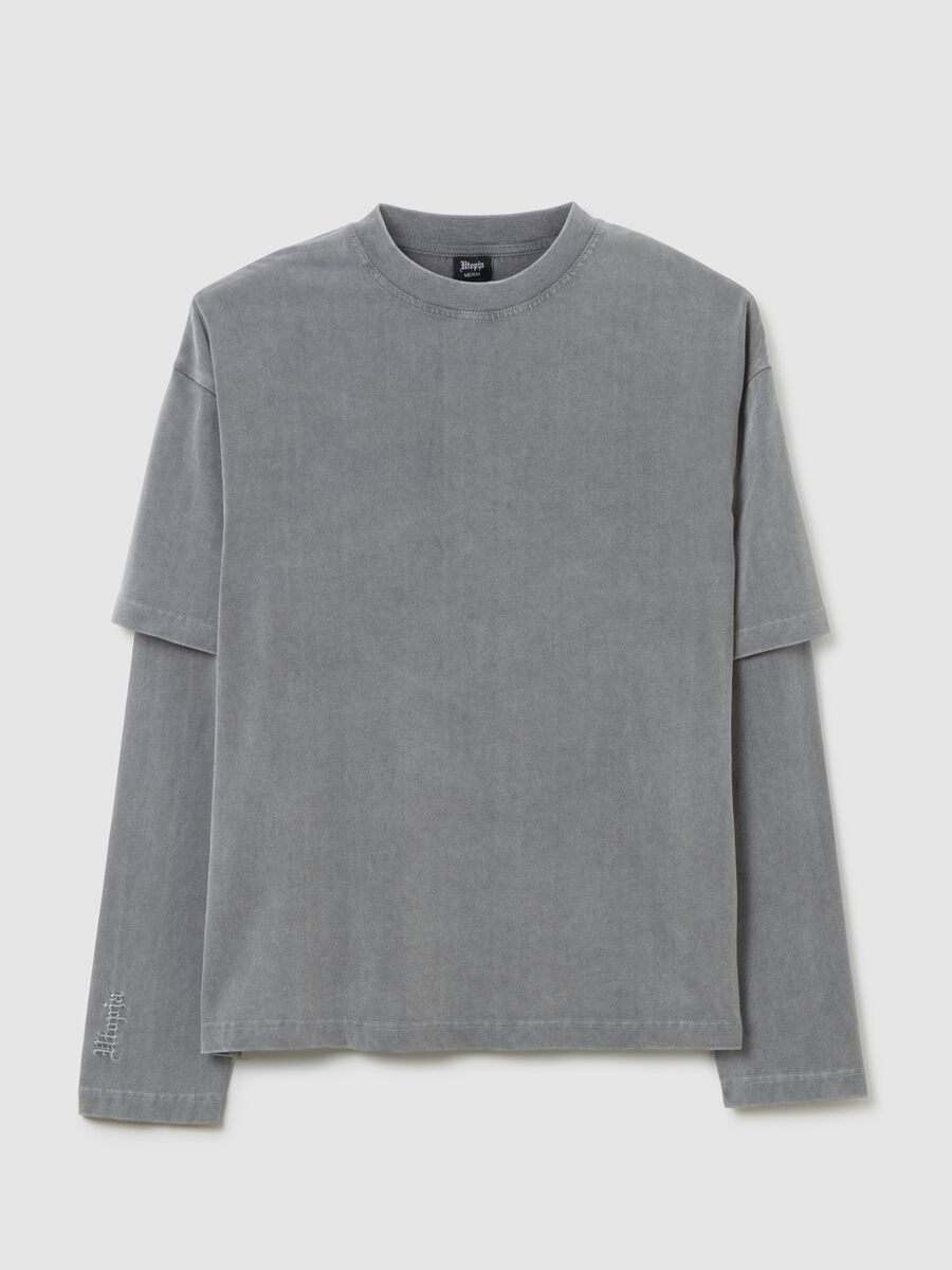 Double Longsleeve Vintage Grey_5