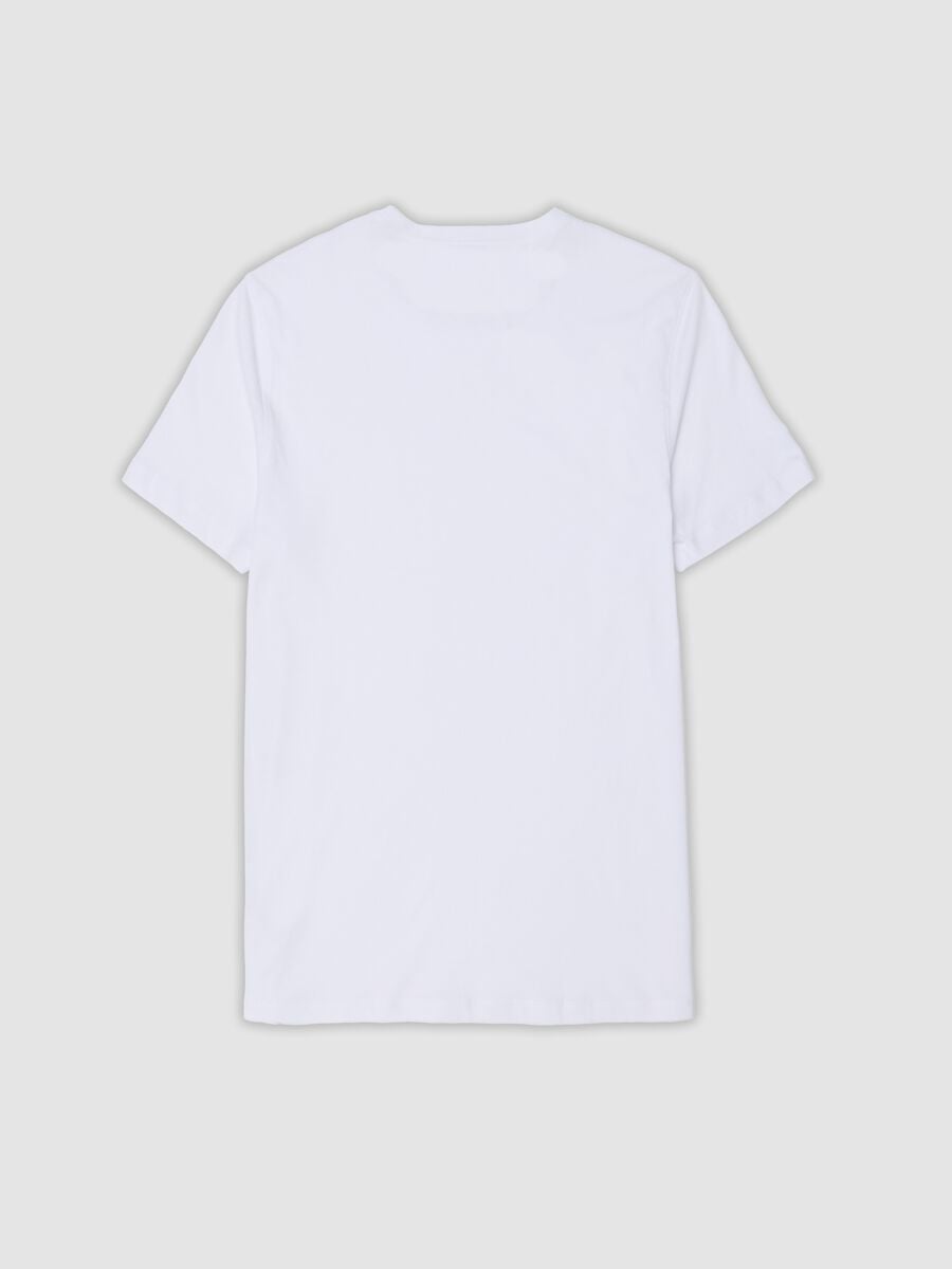 2-pack of white crew-neck T-shirts in pure extra-fine cotton_6