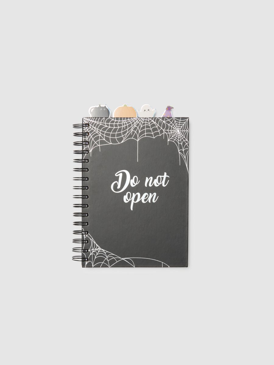 Spiral Notebook with Halloween Details_0
