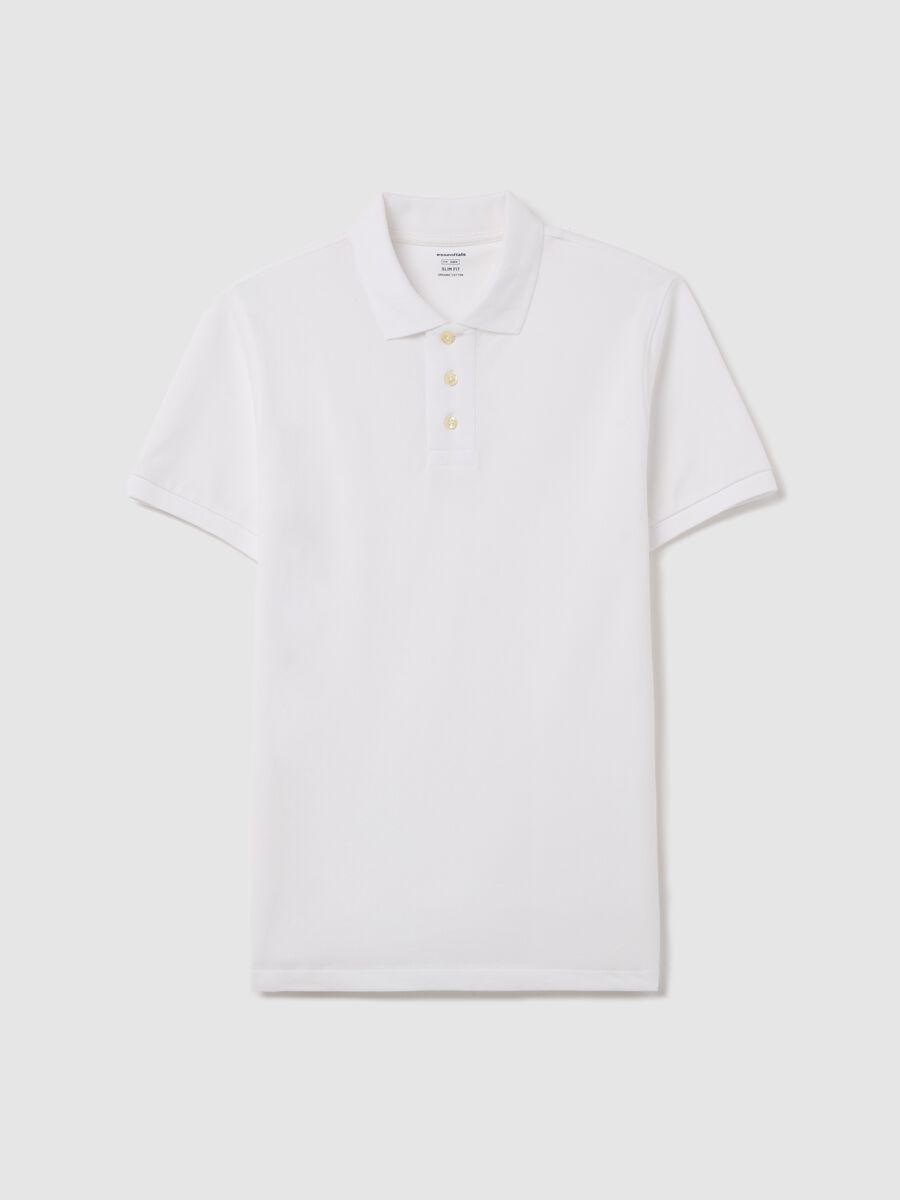 Polo shirt in organic cotton piquet_4