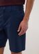 Bermuda chino blu in cotone elasticizzato_3