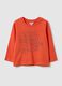 Children's Orange Pure Cotton Jumper_0