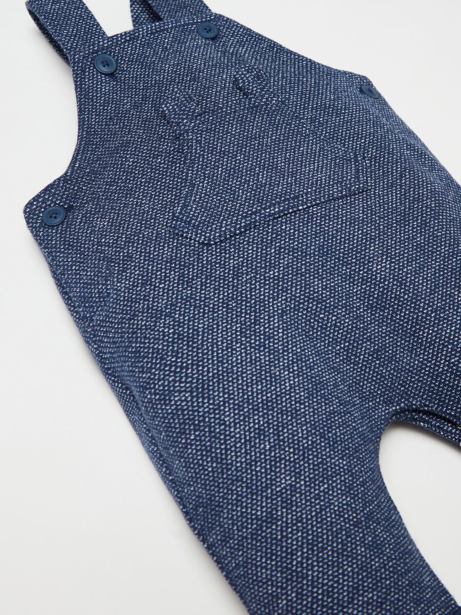 Salopette con trama jacquard_2
