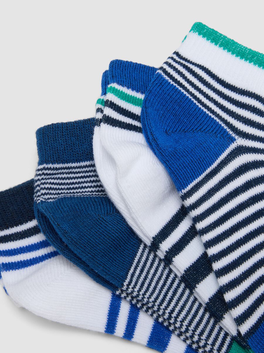 Multipack calze in misto cotone elasticizzato multicolor da bambino_2