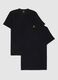 Men's pure cotton black regular fit t-shirt_4