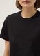 Black pure cotton regular fit T-shirt with sparkly Mickey Mouse_3