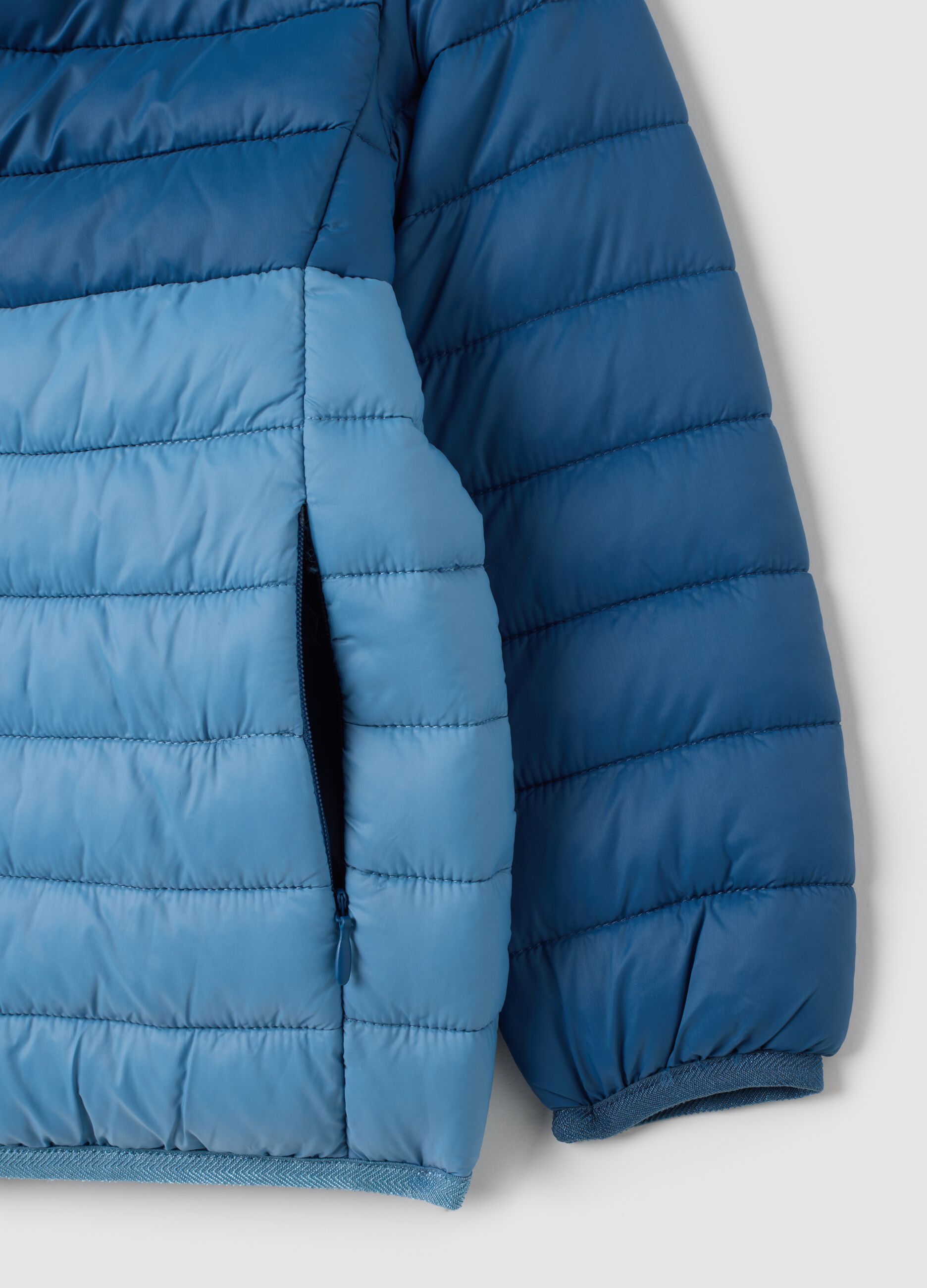 Children's jacket in blue regular fit, water resistant