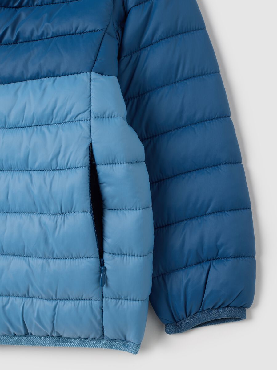 Giacca da bambino in blu regular fit water resistant_3