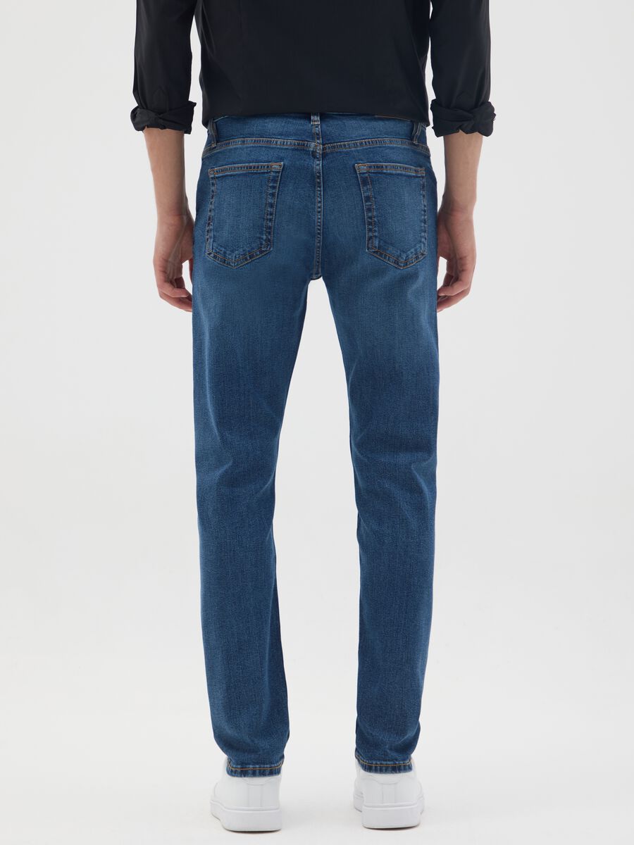 Jeans in denim blu skinny fit_2