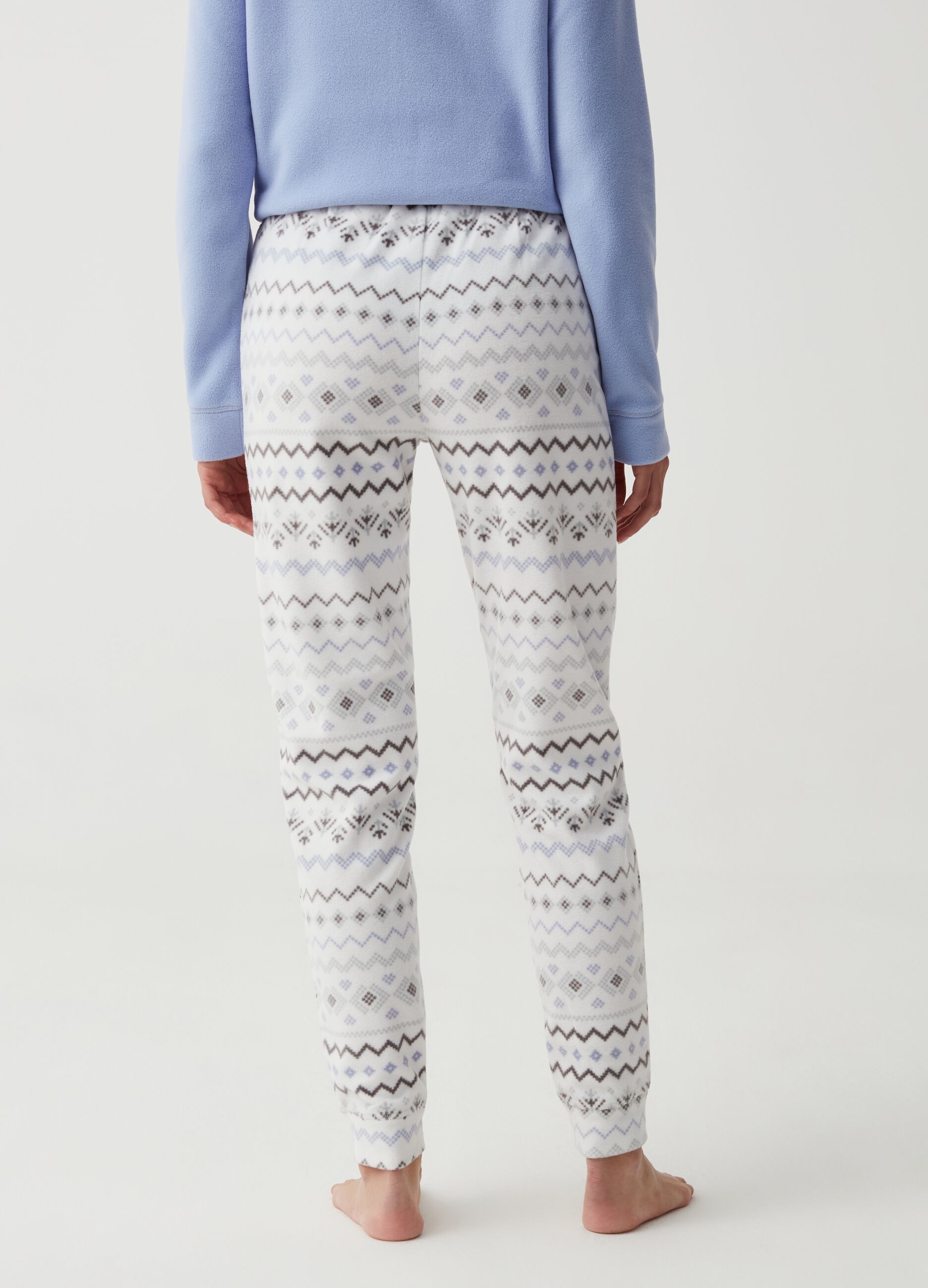 Pantalone pigiama con disegno norvegese