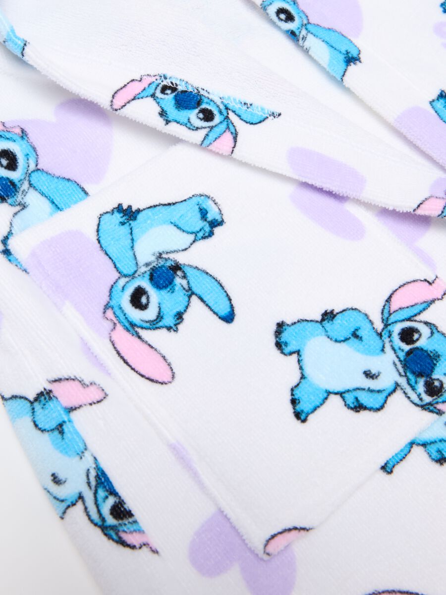 Cotton bathrobe with Stitch print_2