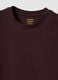 Brown organic cotton slim-fit short-sleeve T-shirt_2