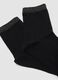 2-pack of black organic cotton-blend socks with pattern_2