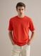 Orange pure cotton crew neck t-shirt relaxed fit_2