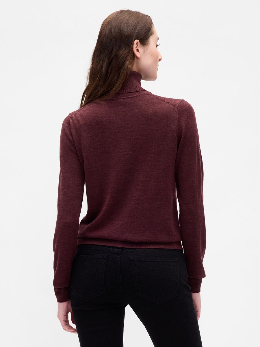 Red wool turtleneck jumper_2