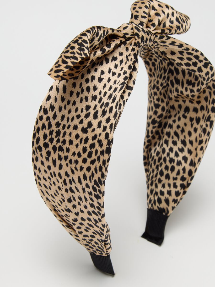 Women's Multi-Color Headband with Leopard Print_2