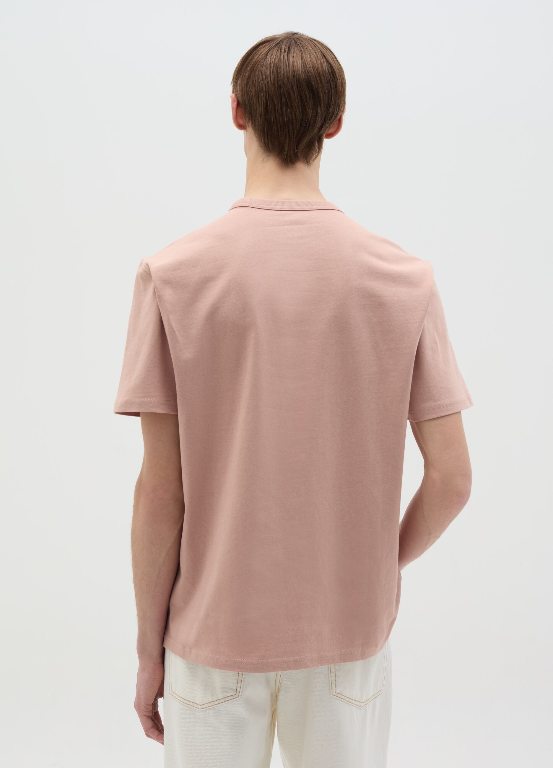 Relaxed-fit T-shirt with round neck